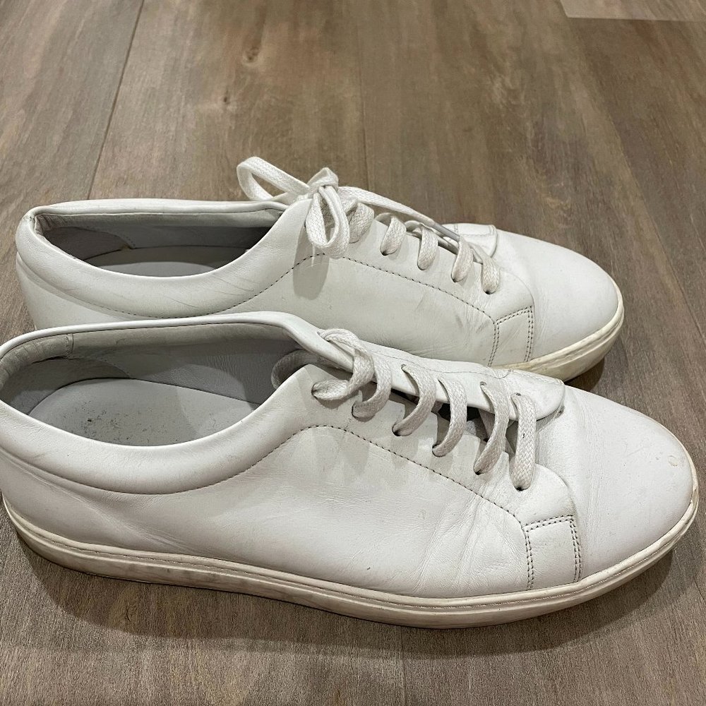 COS white sneakers trainers shoes mens EU44 / 11 low top leather